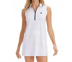 NEW BOAST sleeveless sport dress in white